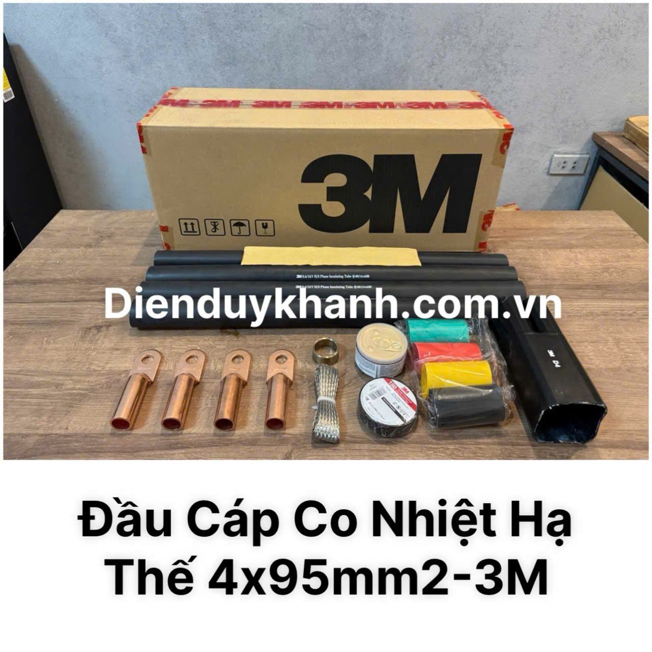 Đầu Cáp Co Nhiệt Hạ Thế 4x95mm2 3M Chính Hãng Giá Rẻ